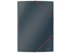 Elastomap Leitz Cosy A4 3-kleps grijs