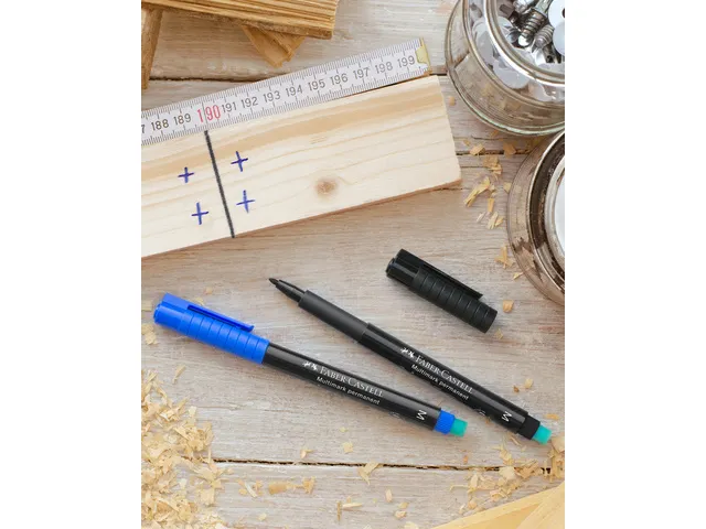 Marker Faber-Castell Multimark permanent M zwart