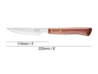 Arcos Steakmes hout en RVS 110mm, doos 12 stuks - 2
