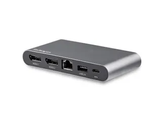 Dual Monitor Usb-c 5-in-1 Multiport Adapter 2x4k Displayport 100w - 1
