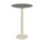 statafel,HxØ 1090x700mm,rond,schotelvoet zandkleuren