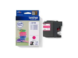 Inktcartridge Brother LC-221 rood - 3