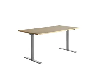 Elektrisch ihv bureau,HxBxD 700-1200x1600x800mm,blad esdoorn - 2