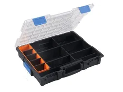 Assortimentskoffer,type 9,HxBxD 76x440x335mm,kunststof,koffer zwart