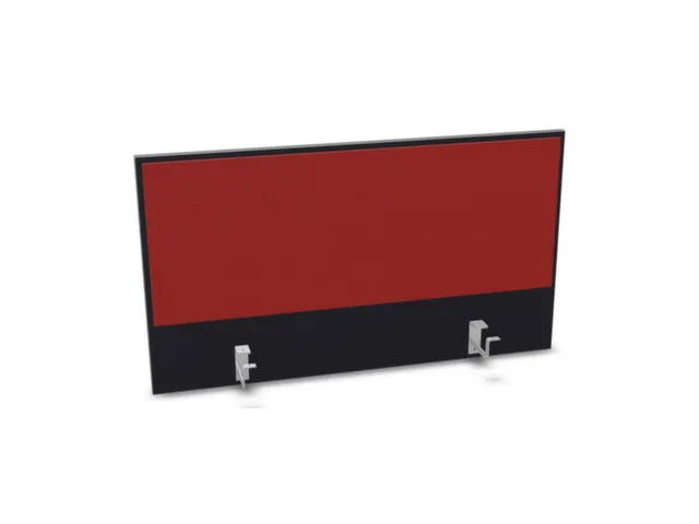 opzetpaneel bureau aanbouw achter B 1000mm CC-zwart BN4011-rood