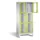 lockerkast 1850x810x500mm 2x3 vakken Cilinderslot Poten, RDS1108060