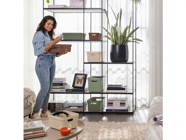 Sigma Home opbergbox 9L bruin - 35x24,6x12,2cm