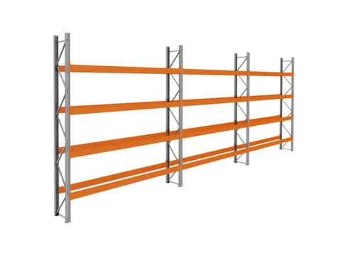 palletstelling,basis+2xaanbouw,HxBxD 4620x11200x750mm,vakl. 3400kg