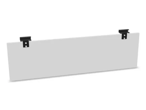 paneel voor knieën,v. in hgte. verst. bureau,B 1200mm,Bl-wit