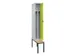 locker met bank,voor scheiding van kleding,HxBxD 2120x300x815mm,1vak