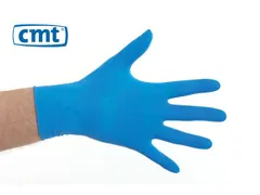 Latex Handschoen Poedervrij Blauw Large pak 100st