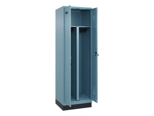 PBM-locker,HxBxD 1950x600x500mm,2vak,vak B 300mm,draaigrendel