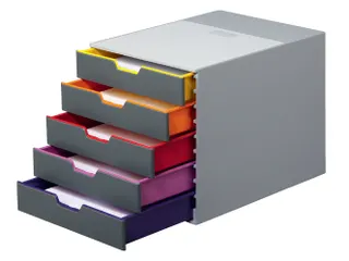 Ladenbox Durable Varicolor 5 laden grijs - 1