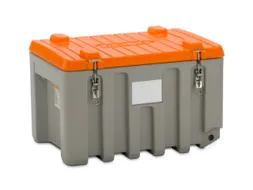 Opbergbox 150L H X B X D 530X 800X 600Mm Grijs/oranje