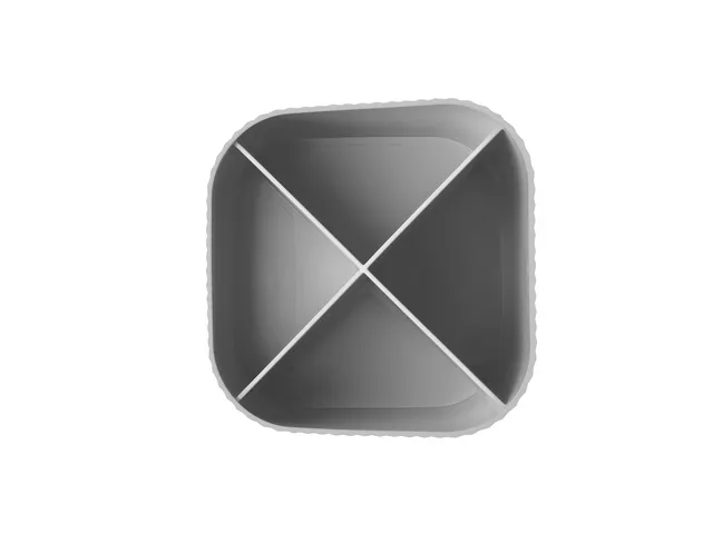 Pot à crayons Han Re-loop 4 compartiments Gris