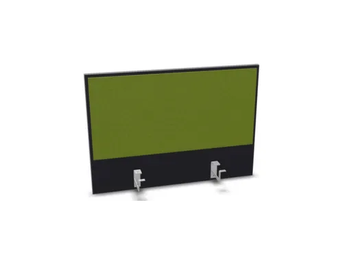 opzetpaneel,v. bureau,aanbouw achter,B 800mm,CC-zwart,BN7048-groen