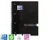 Bloc de cours Oxford A4+ 4 perforations ligné 90fls noir