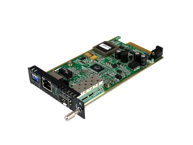 Gigabit ethernet glasvezel mediaconverterkaartmodule met open SFP-sleu