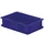 Euronorm-stapelbak 4.5l 50x400x300mm Wanden/bodem Gesloten Blauw