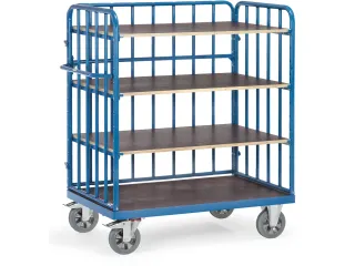 Etagewagens 18213-1 1200kg 1200x800mm Ral5007 4 Etages Watervast - 1