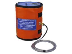 Verwarmingsmantel,V. 60L Vat,Buiten Glasvezel/Silicone,Oranje