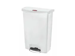 Pedaalemmer Slim Jim Step On Front Kunststof 90 Liter Wit