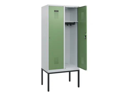 schoollocker,HxBxD 1950x800x500mm,2vak,vak B 400mm,cil.-slot