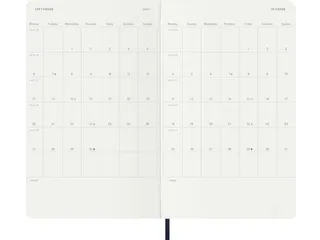 Agenda 2027 Moleskine 12M Weekly 7dag/1pagina large sc sapphire blue - 5