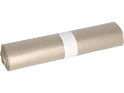 Vuilniszak 120-130L 80x100x0,2cm HDPE Transparant Rol van 50 stuks