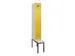 locker met bank,voor scheiding van kleding,HxBxD 2120x300x815mm,1vak