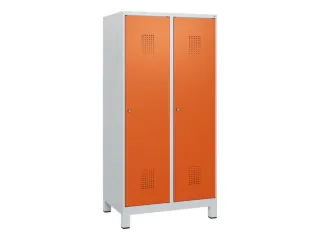 schoollocker,HxBxD 1630x800x500mm,2vak,vak B 400mm,cil.-slot,voeten - 2