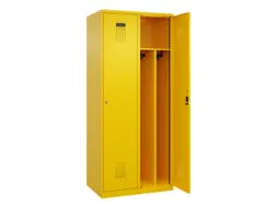 locker voor scheiding van kleding,HxBxD 1850x800x500mm,2vak