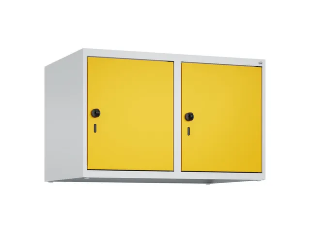 opzetkast,v. locker,2vak.,vak B 400mm,HxBxD 500x800x500mm,draaigrendel