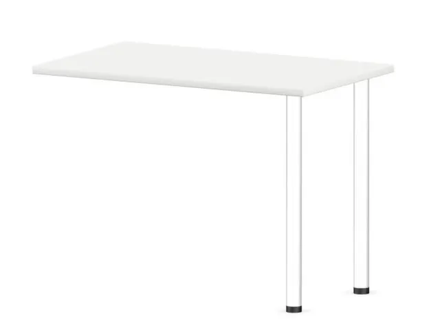 aanbouwtafel,i.h.v.,HxBxD 720-840x1000x600mm,Bl-wit