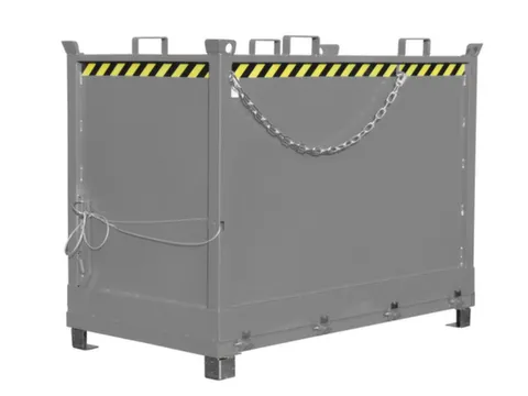 benne à fond ouvrant HxLxl 1445x1040x1845mm 2m³ Œillets de grue