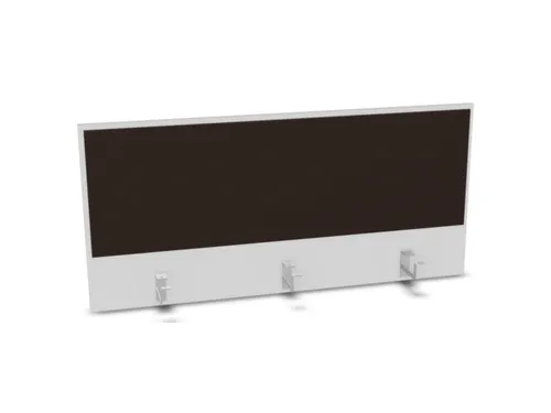 opzetpaneel,v. bureau,aanbouw achter,B 1200mm,Bl-wit,BN2036-bruin