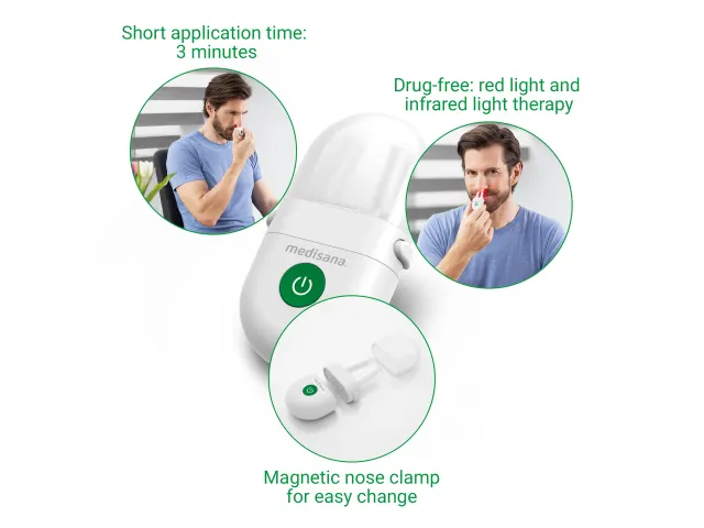 Rhinitis verlichter Medisana Medinose compact