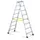 Boktrap Aluminium L 1 84M 2X8Treden Dubbelzijdig Uitvoering Nl