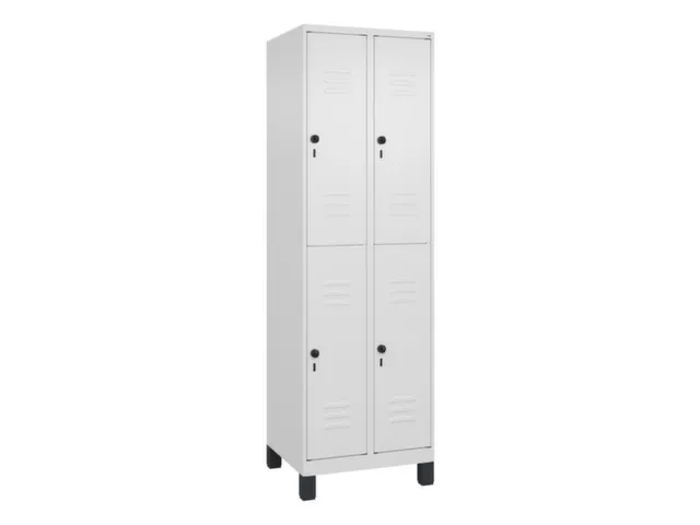 dubbeldekse locker,HxBxD 1950x600x500mm,2x2vak.,vak B 300mm