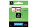 Labeltape Dymo 40915 D1 720700 9mmx7m rood op wit - 3
