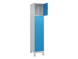 lockerkast,HxBxD 1950x400x500mm,1x4vakken,vak B 400mm,cil.-slot,voeten