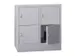 armoire multicases,HxlxP 855x800x500mm,RAL7035,face avant RAL3000
