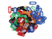 Sleutellabel Pavo kunststof assorti 100 stuks
