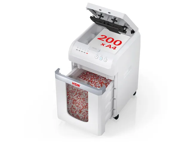 Papiervernietiger HSM shredstar Autofeed X200 snippers 4x12mm