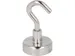 Aimant avec crochet Westcott 25mm force de traction +/- 15kg argent