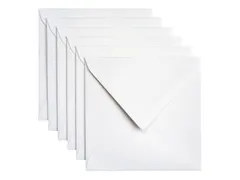 Envelop Papicolor 140x140mm Parelwit Gegomd