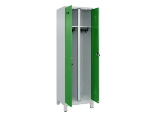 locker voor scheiding van kleding,HxBxD 1950x600x500mm,2vak - 1