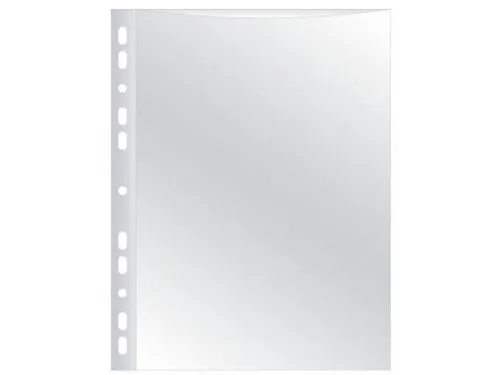 Geperforeerde Showtas A4 11-gaats Glashelder 50mic Pak 25 Stuks