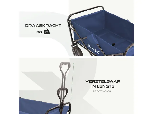 Bolderkar Opvouwbaar Blauw