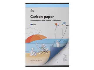 Carbonpapier Qbasic A4 21x29,7cm 10 vel Blauw - 1